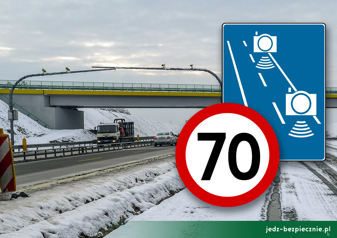 Polskie drogi - odcinkowy pomiar prędkości na budowie autostrady A1 pomiędzy Łodzią a Częstochową